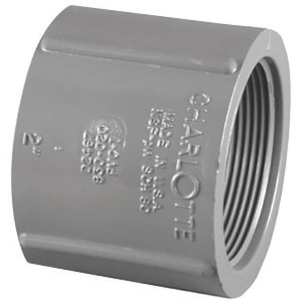 Charlotte Pipe And Foundry Charlotte Pipe Schedule 80 1 in. FPT X 1 in. D FPT PVC Coupling 1 pk PVC 08102 1400 - main